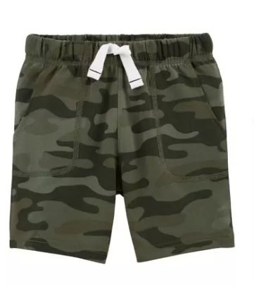 Camo French Terry Shorts by Carters