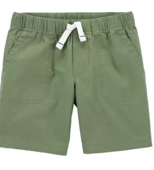 Easy Pull On Poplin Shorts by Carters