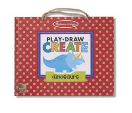 Play Draw Create Reusable Drawing & Magnet Kit - Dinosaurs by Melissa & Doug