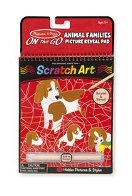 Scratch Art Hidden Picture Animal Families by Melissa & Doug